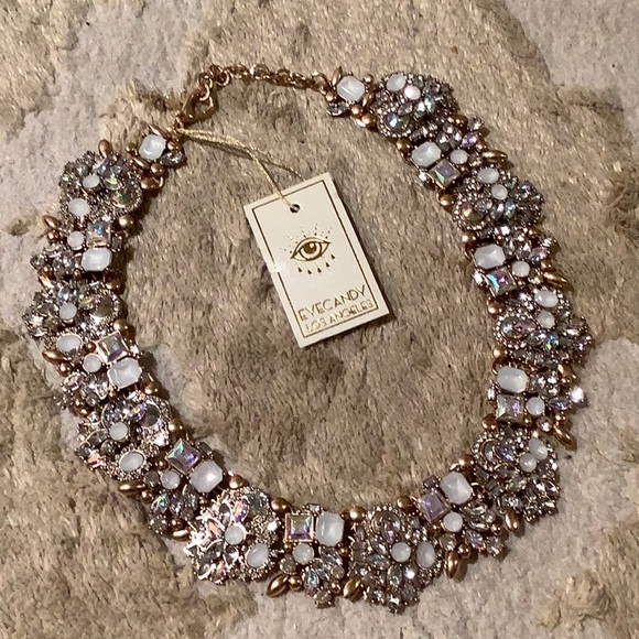 Eye Candy Opal Ivy Collar Necklace - Picture 4 of 7